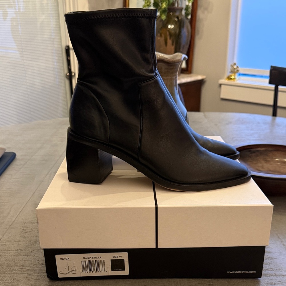 dolce vita Indiga Black Stella Women's Boots Booties Size 10